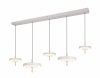 Lampa wisząca LED wielopunktowa okrągłe klosze designerska nowoczesna ściemnialna KEATON 340210576 Trio